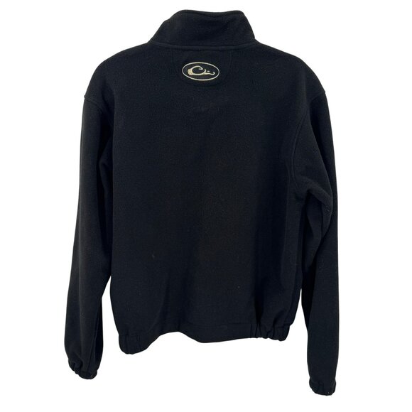 Drake Waterfowl Systems Black Fleece Jacket Mens S With Zippered Pockets - Picture 6 of 10